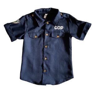 Kids Cop Button Down